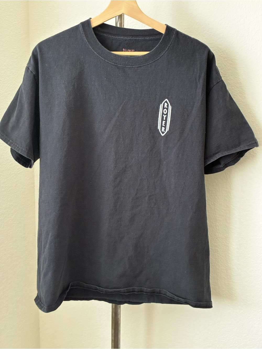 Royer Labs Audio Equipment T Shirt sz L Black White Microphone Grunge Music